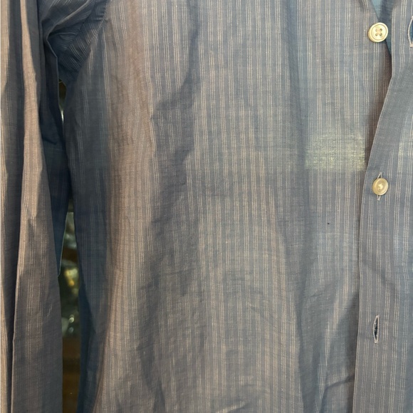 Hugo Boss men’s Slim fit button up shirt size 15 1/2 X 39. Long sleeve. Cotton. - Picture 6 of 8